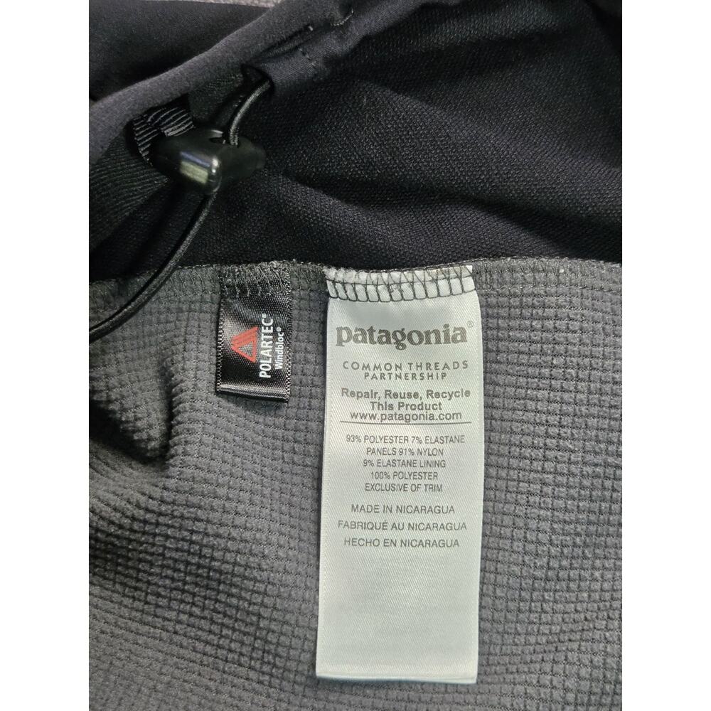 Patagonia Men's Size L Adze Hybrid Jacket Full Zip Black Hiking Camping C37-35 - Picture 6 of 11